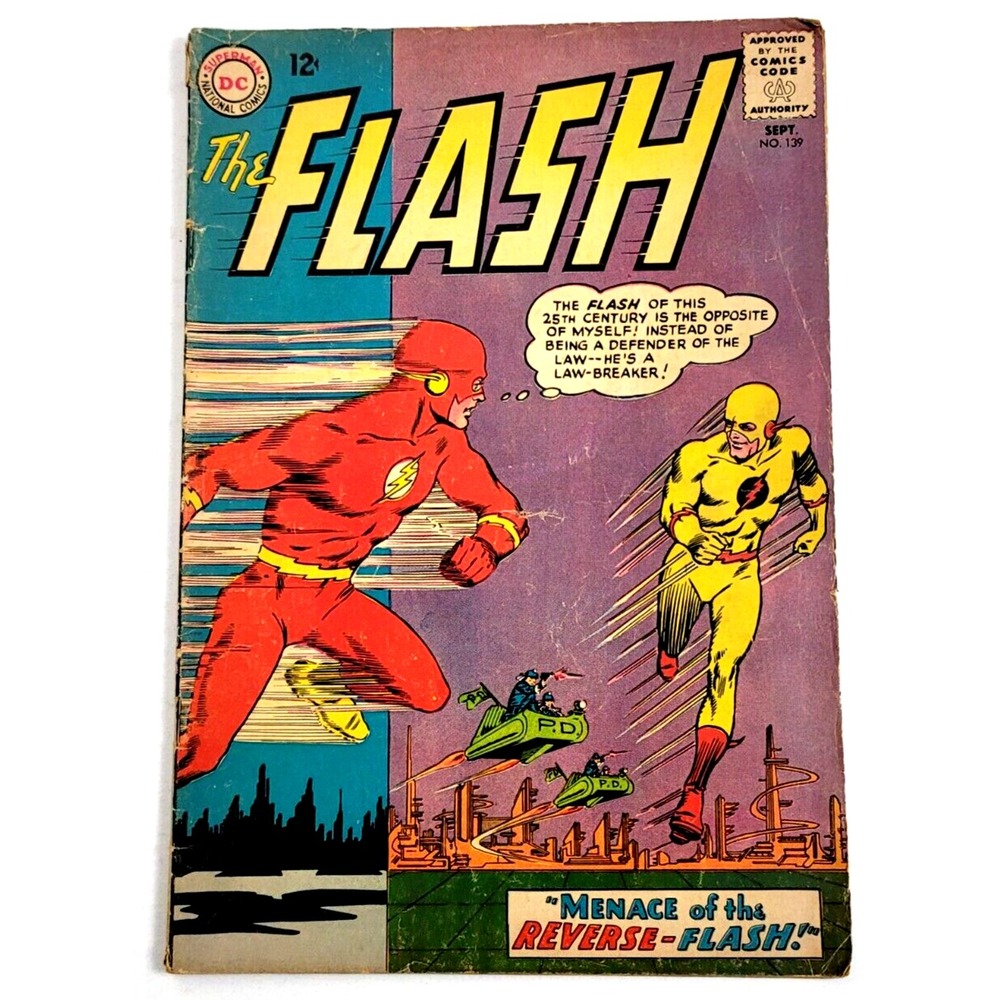 THE FLASH #139 (1963) / VG / DC COMICS / 1ST‎ PROFESSOR ZOOM REVERSE-FLASH